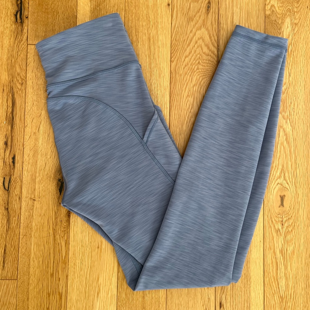 Lululemon “All The Right Places” High Rise Leggings Size 4 in Periwinkle NWOT